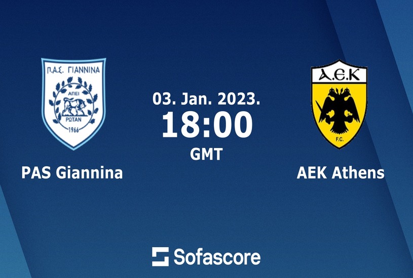 Giannina vs AEK Athens Prediction, Head-To-Head, Live Stream Time, Date, Team News, Lineups Odds, STATS, Tips, And Betting Trends, Where To Watch Live Greek Super League 2023 Today Who Will Win Match Details – January 3