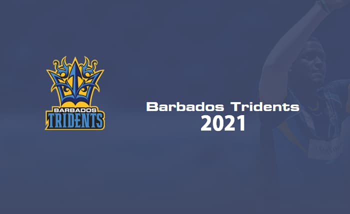 Barbados Tridents 2021 Squad, Players list, Captain, Owner, Jersey