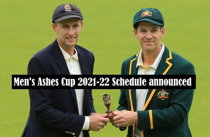 Mens Ashes Cup 2021-22 Start Date and Schedule announced, Squads