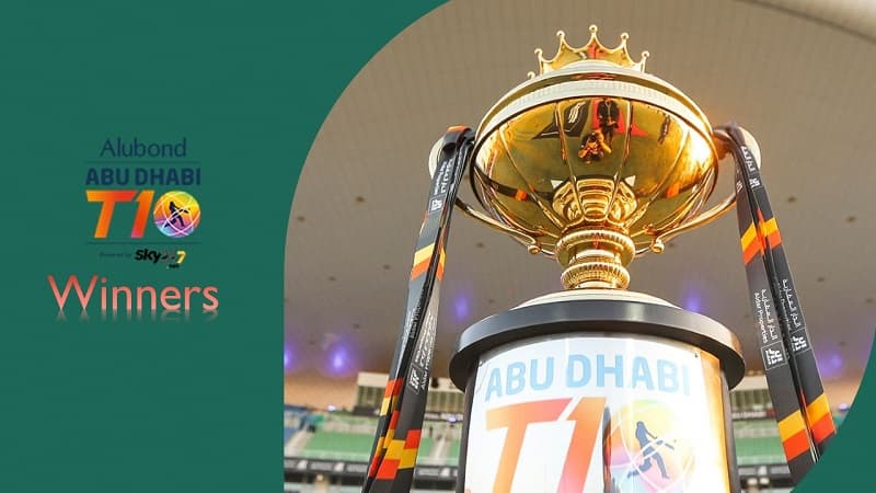 T10 League Winners List of all Season 2017 to 2022, Winning Prize Money