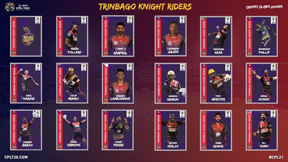 TRINBAGO KNIGHT RIDERS Players 2021, Owner, Captain, Net Worth