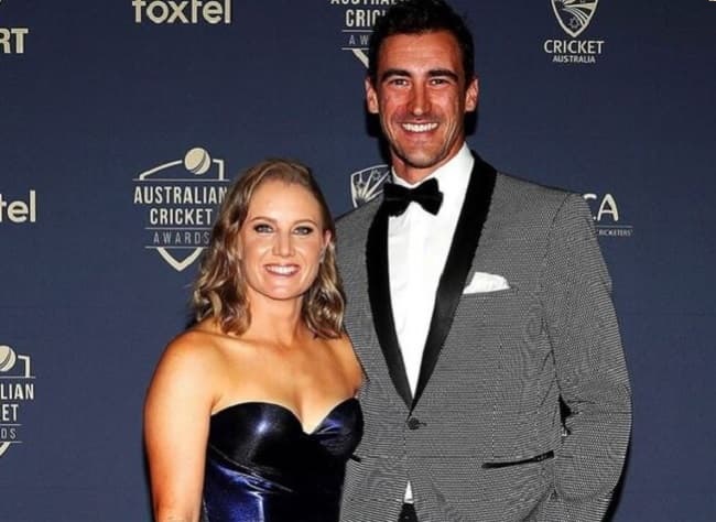 Australian Cricketers Wife  Alyssa Healy Wife Of Mitchell Starc