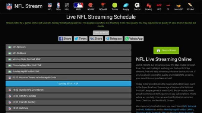 Top 10 Best Popular Free Sports Streaming Sites 2021 