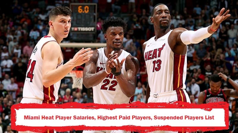 Miami Heat Player Salaries, Highest Paid Players, Suspended Players List