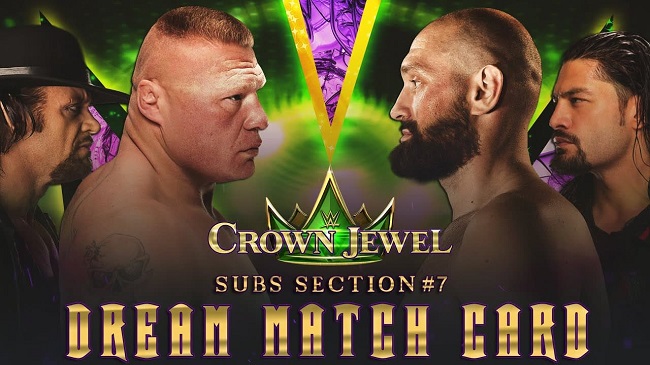 WWE Crown Jewel 2021 Match Date 