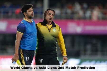 World Giants vs Asia Lions 2nd Match Prediction
