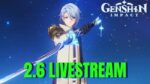 Genshin Impact 2.6 Live stream Official Date