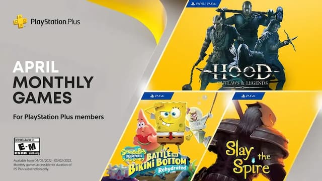 List of PlayStation Plus free games for April 2022