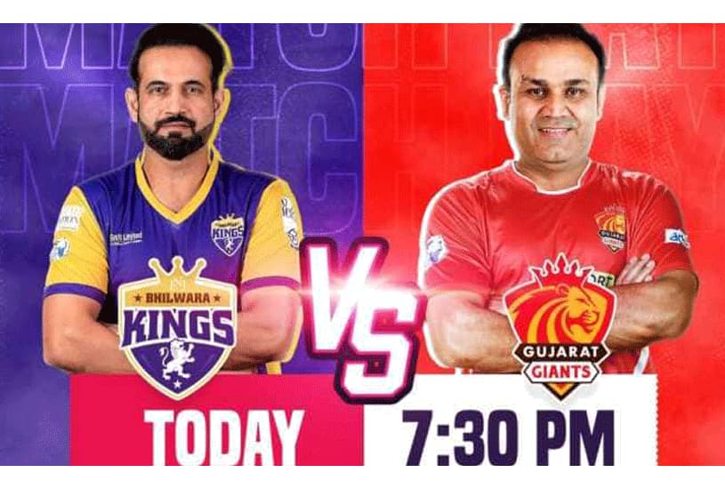 Gujarat Giants vs Bhilwara Kings, 11th Match Prediction, Fantasy 11 Tips And Probable 11, Pitch And Weather Report, and where to watch live coverage details