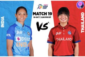 India Women vs Thailand Women