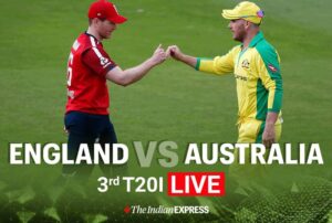Australia vs England, 3rd T20I