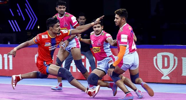 Jaipur Pink Panthers VS U.P. Yoddhas