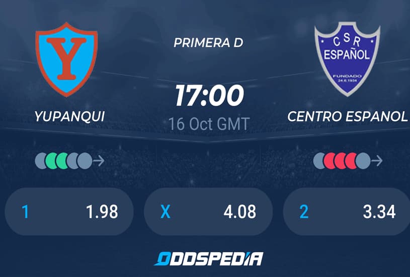 CSD Yupanqui vs Centro Español Prediction, Head-To-Head, Lineup, Betting Tips, Where To Watch Live Today Argentine Primera D 2022 Match Details – October 16