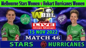 Melbourne Stars Women vs Hobart Hurricanes Women