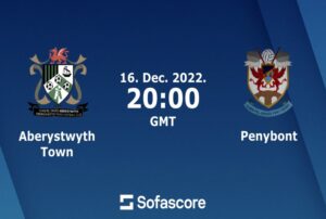 Aberystwyth Penybont match