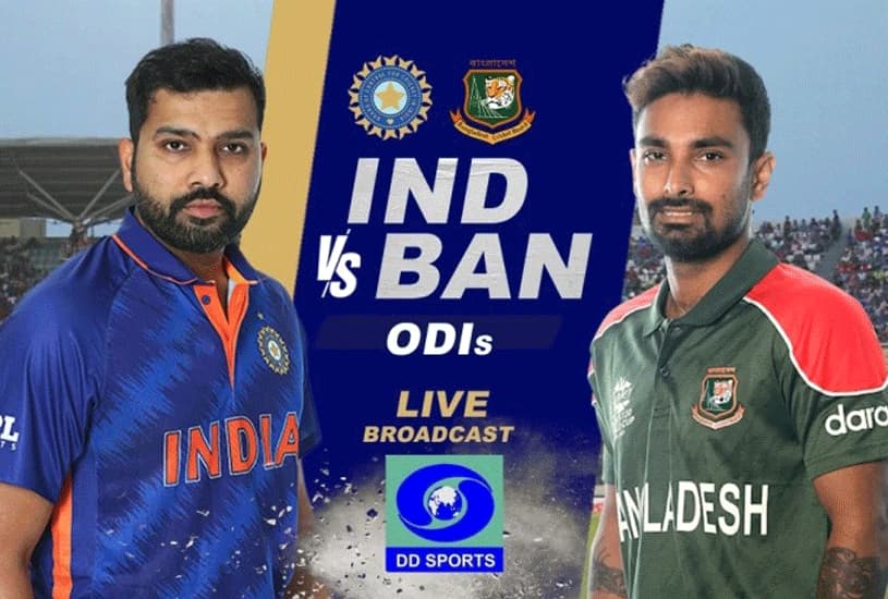 How To Watch Bangladesh vs India 1st ODI 2022 Cricket Match Free Live Telecast Available On DD Sports Details