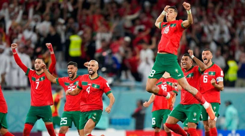 Moroccan footballers in India describe the "unforgettable night" that led to the national team's World Cup success