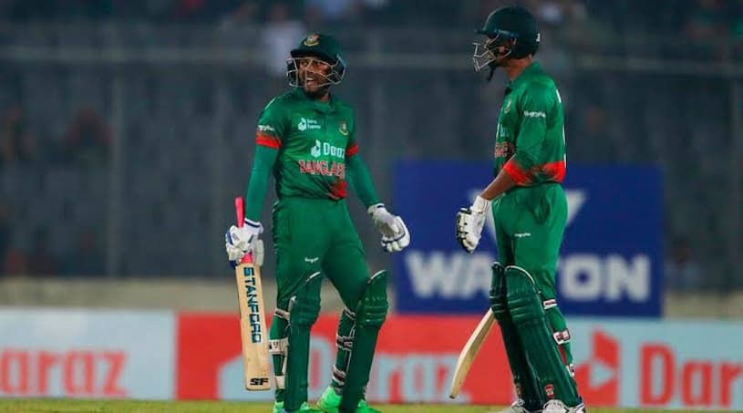 In the first ODI, Bangladesh wins with a determined 10th-wicket stand.