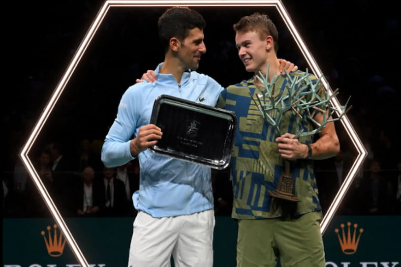 What links Stan Wawrinka and Holger Rune to Novak Djokovic?