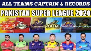 Captains List Of Pakistan Super League