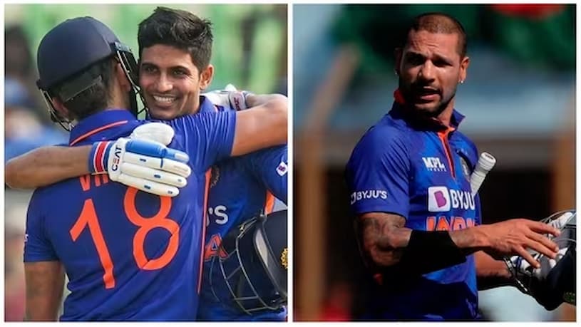 Shikhar Dhawan and Virat Kohli's remarkable ODI record in the New Zealand series are on Shubman Gill's mind