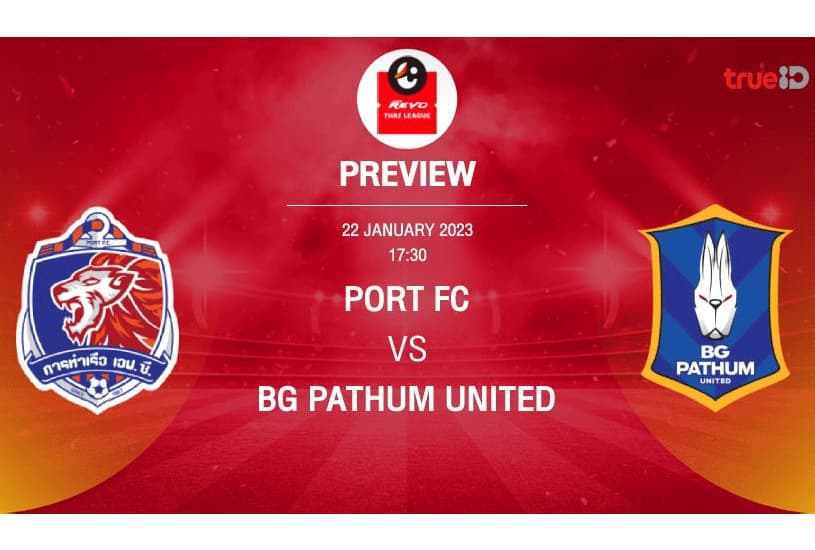 Port F.C. vs BG Pathum United