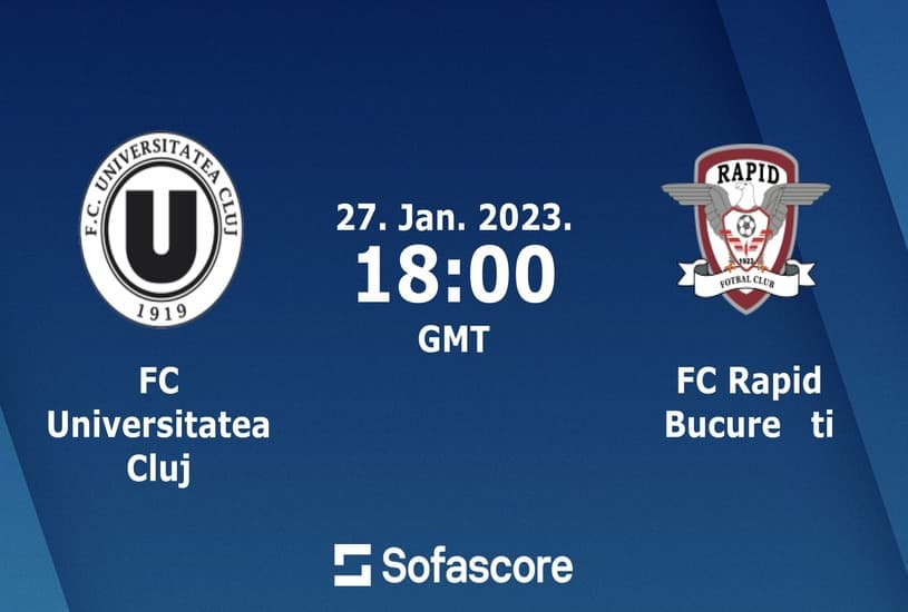 U Cluj vs Rapid București