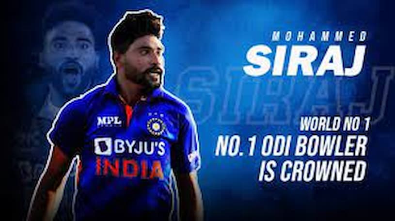 No. 1 Mohammed Siraj is crowned. Josh Hazlewood and Trent Boult are the highest-ranked ODI bowlers in the ICC rankings