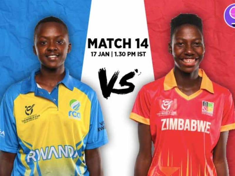 Zimbabwe Women U19 vs Rwanda Women U19, 14th Match Prediction, Dream 11, Fantasy 11 Tips, Head-To-Head, Playing XI And Probable 11, Weather Forecast, Pitch Report & Injury Updates, & Fantasy Cricket Tips, Where To Watch ZIMWU19 vs RWAWU19, 14th Match, Group B, ICC Under 19 Womens T20 World Cup 2023 Live Telecast In India Details Cricket Score, Commentary
