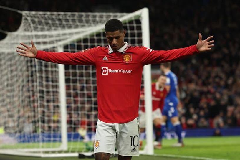Man United defeated Everton to advance to the FA Cup final thanks to a second goal from Rashford