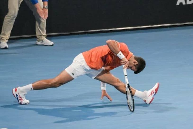 Despite an injury concern, Novak Djokovic wins in Adelaide