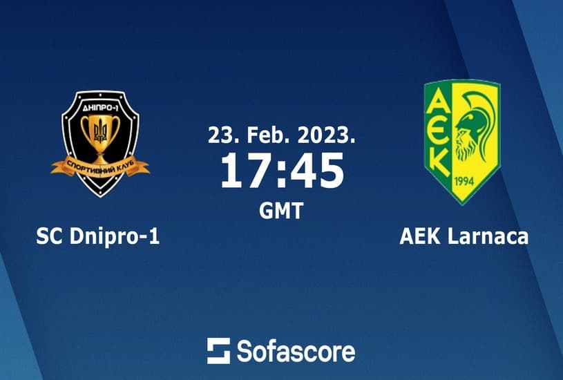 Dnipro-1 vs AEK Larnaca