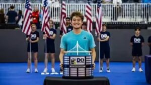 With his win at the Dallas Open, Wu Yibing becomes the first Chinese man to win an ATP title