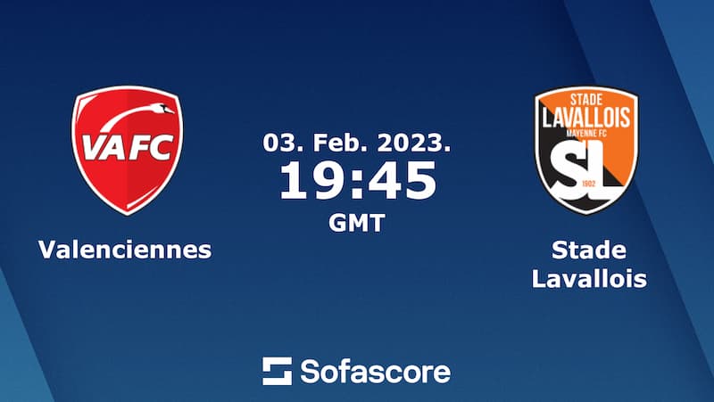 Valenciennes vs Stade Laval