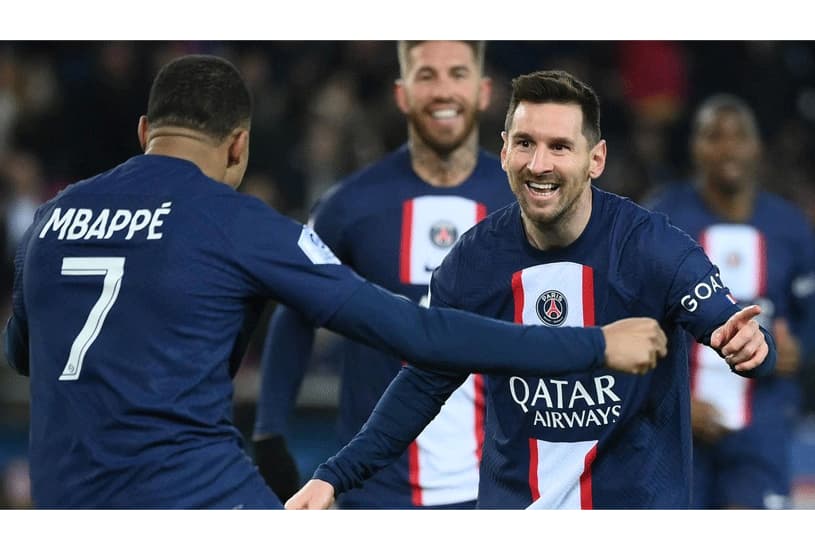 After PSG's victory over Nantes, Kylian Mbappe became the team's leading scorer, and Lionel Messi sent him a special message