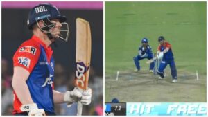 "Spent a free hit": After DC skipper bats right-handed against MI in IPL 2023, David Warner is brutally roasted