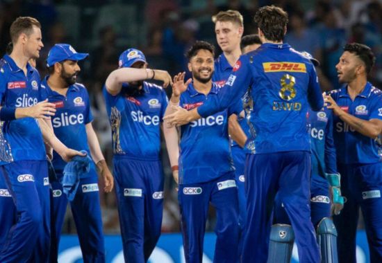 Who won the IPL 2023 match from yesterday between LSG and MI?
