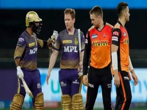 The 2023 IPL matchup between Sunrisers Hyderabad and Kolkata Knight Riders: KKR stays in the playoffs with a five-point victory