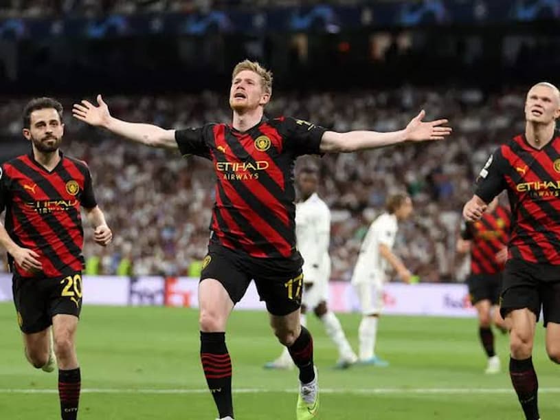2022-23 UEFA Champions Association: Kevin De Bruyne once again delivers in Madrid, emerging from Erling Haaland's shadow