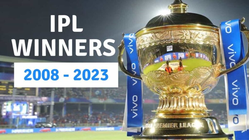 IPL Winner Full List 2008-2023