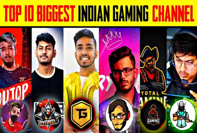 Top 10 Most Subscribed Gaming Youtube Channels in India of all time