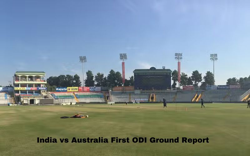 India vs Australia First ODI Pitch And Ground Report