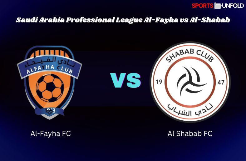 Saudi Arabia Professional League Al-Fayha vs Al-Shabab